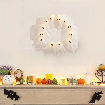 Halloween Ghost String Lights – Spooky Garland for Party Decor