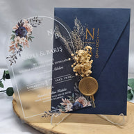 Personalized Acrylic Wedding Invitation