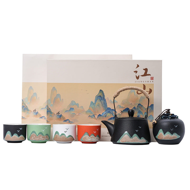 Celadon Serenity 6-Piece Tea Set