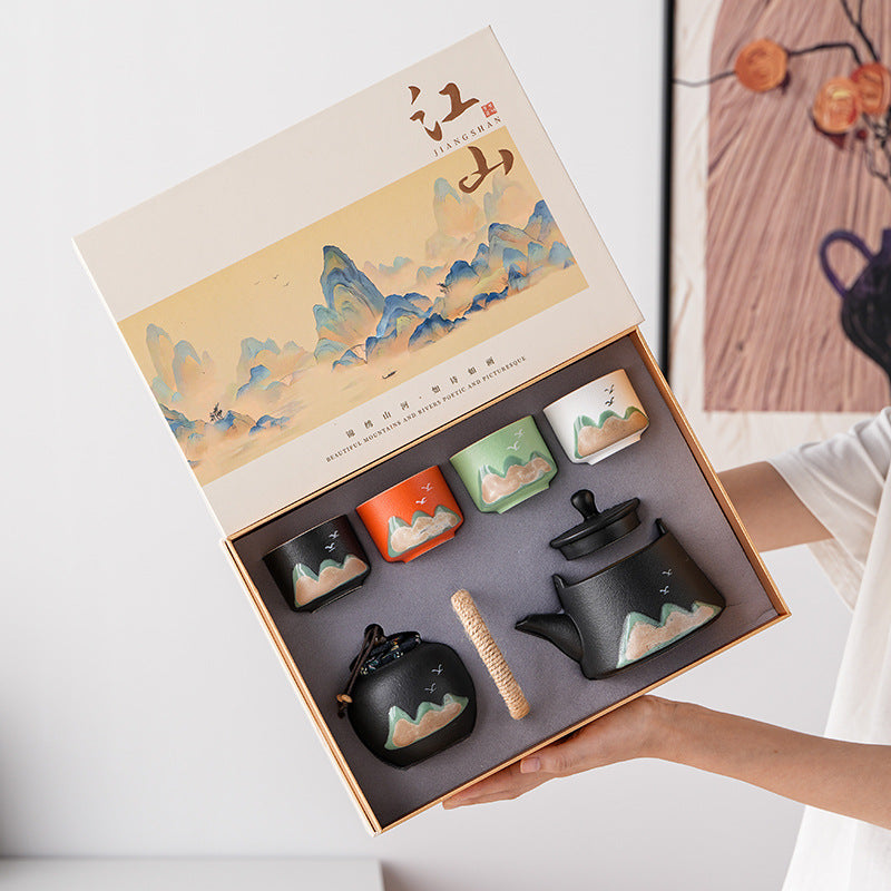 Celadon Serenity 6-Piece Tea Set