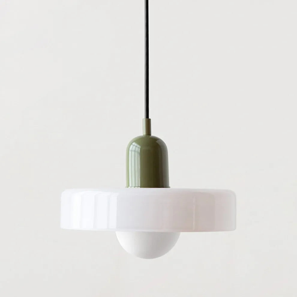 Modern Bauhaus Glass LED Pendant Light