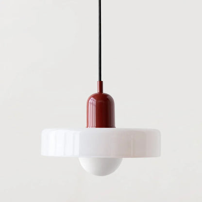 Modern Bauhaus Glass LED Pendant Light