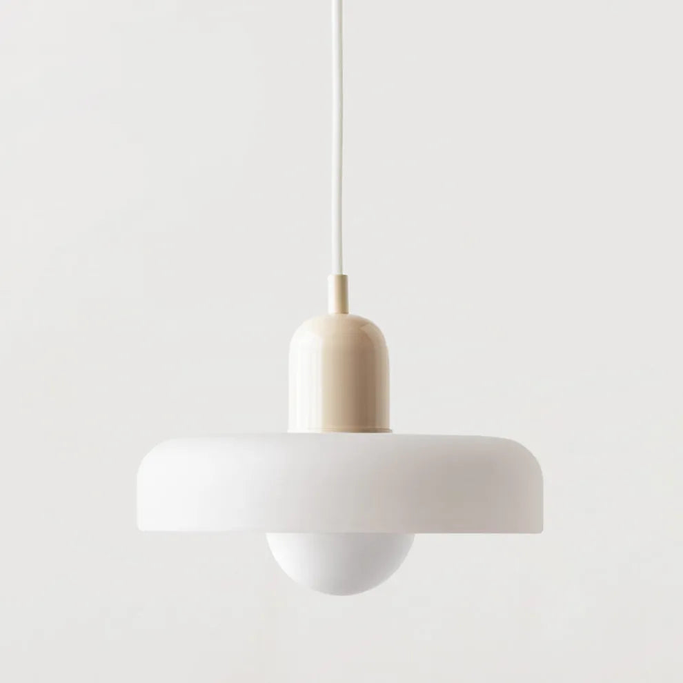 Modern Bauhaus Glass LED Pendant Light