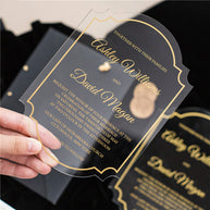 Personalized Acrylic Wedding Invitation