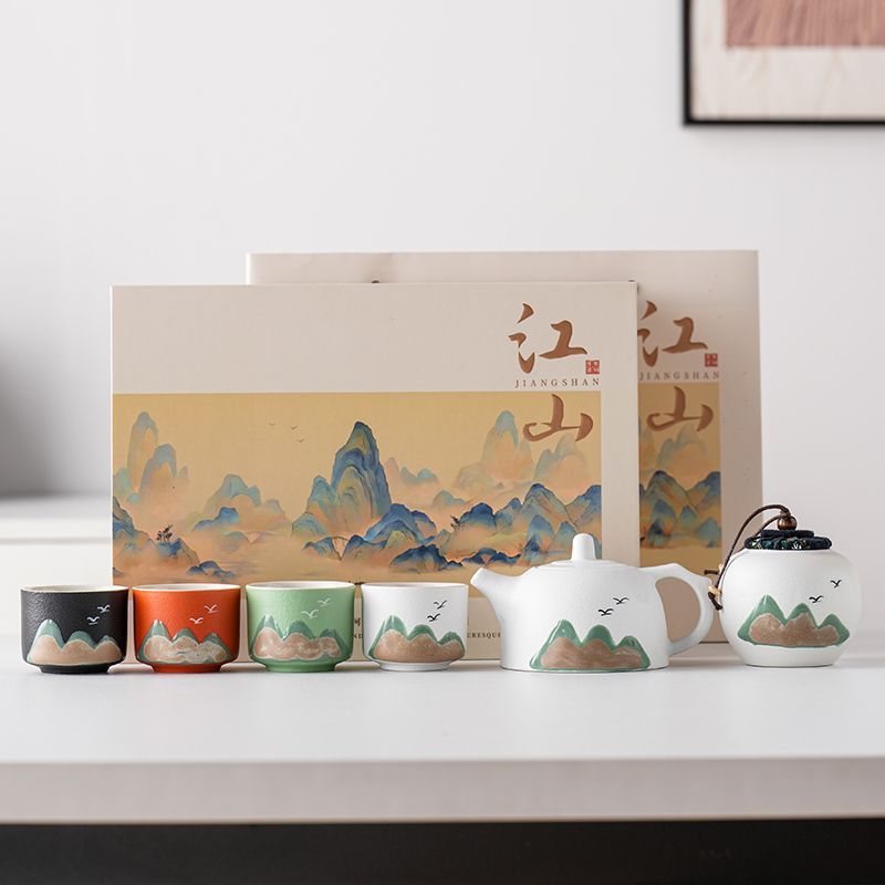 Celadon Serenity 6-Piece Tea Set