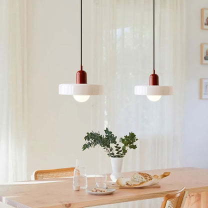 Modern Bauhaus Glass LED Pendant Light