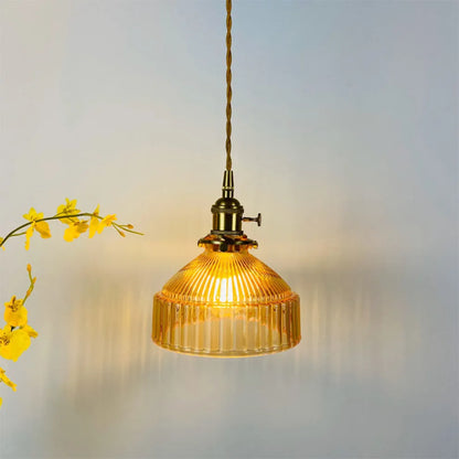 Modern Vintage Glass Lampshade Pendant Lights