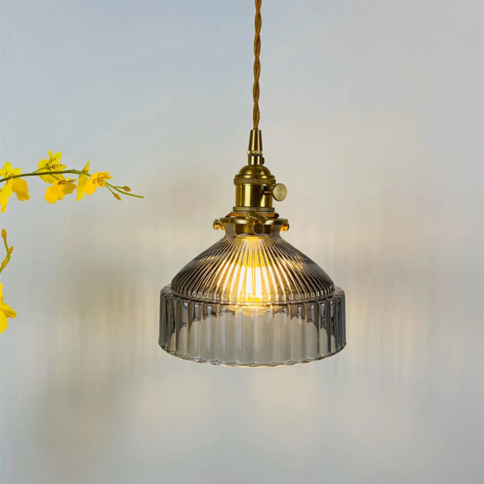 Modern Vintage Glass Lampshade Pendant Lights