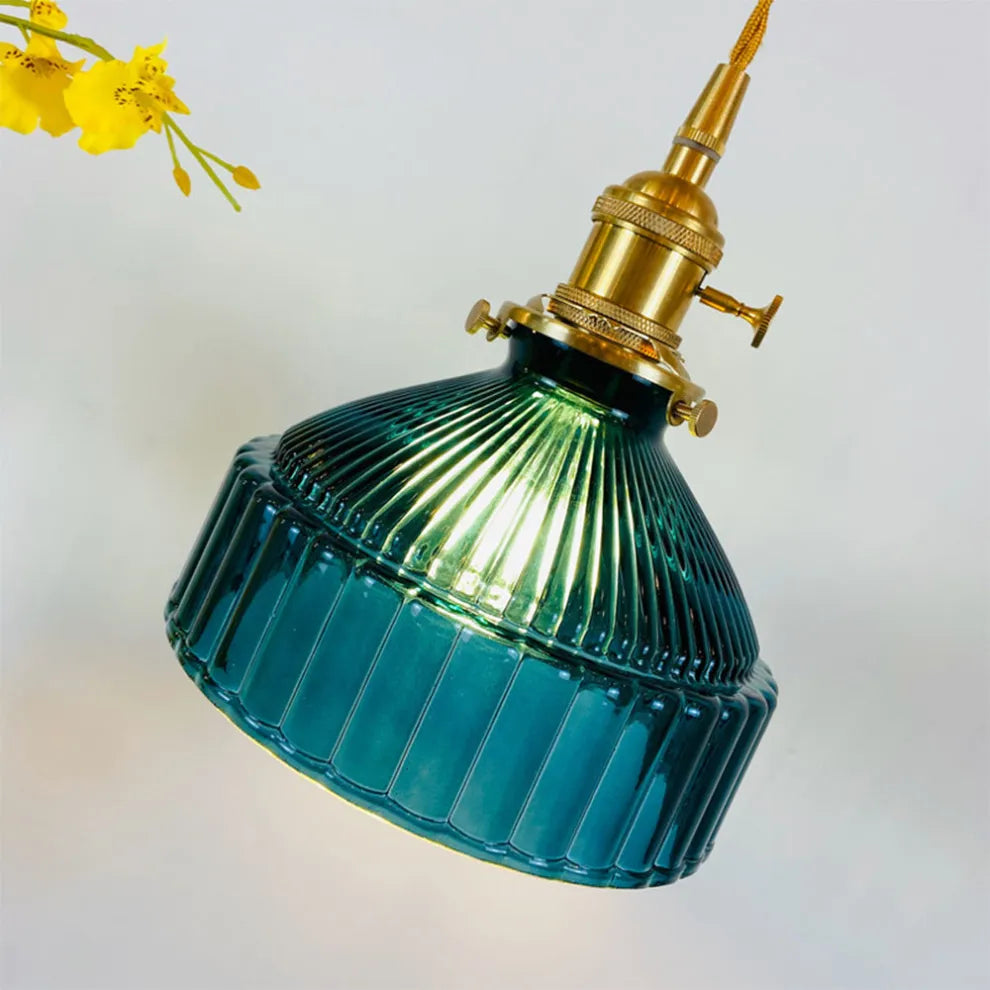 Modern Vintage Glass Lampshade Pendant Lights