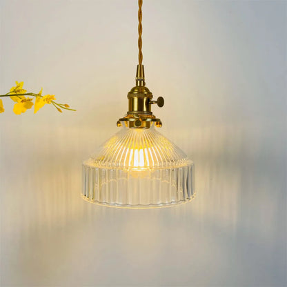 Modern Vintage Glass Lampshade Pendant Lights