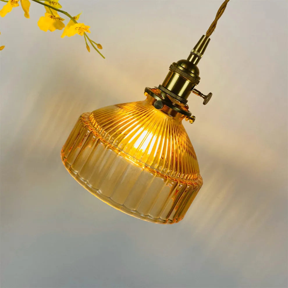 Modern Vintage Glass Lampshade Pendant Lights