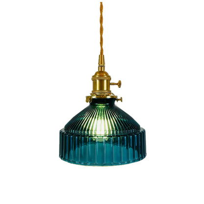 Modern Vintage Glass Lampshade Pendant Lights