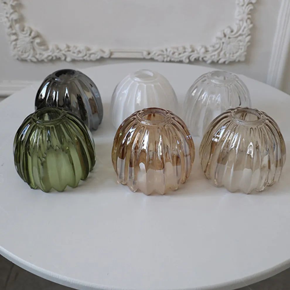 Vintage Flower Glass Pendant Light