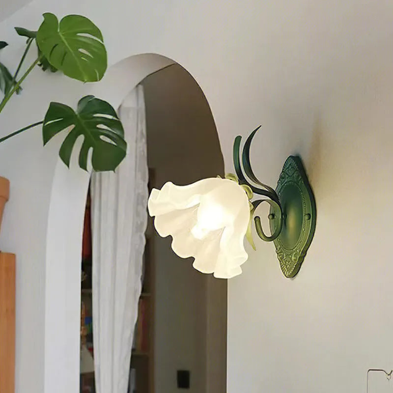 Vintage Lily of the Valley Wall Light