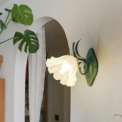 Vintage Lily of the Valley Wall Light
