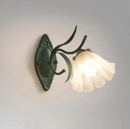 Vintage Lily of the Valley Wall Light