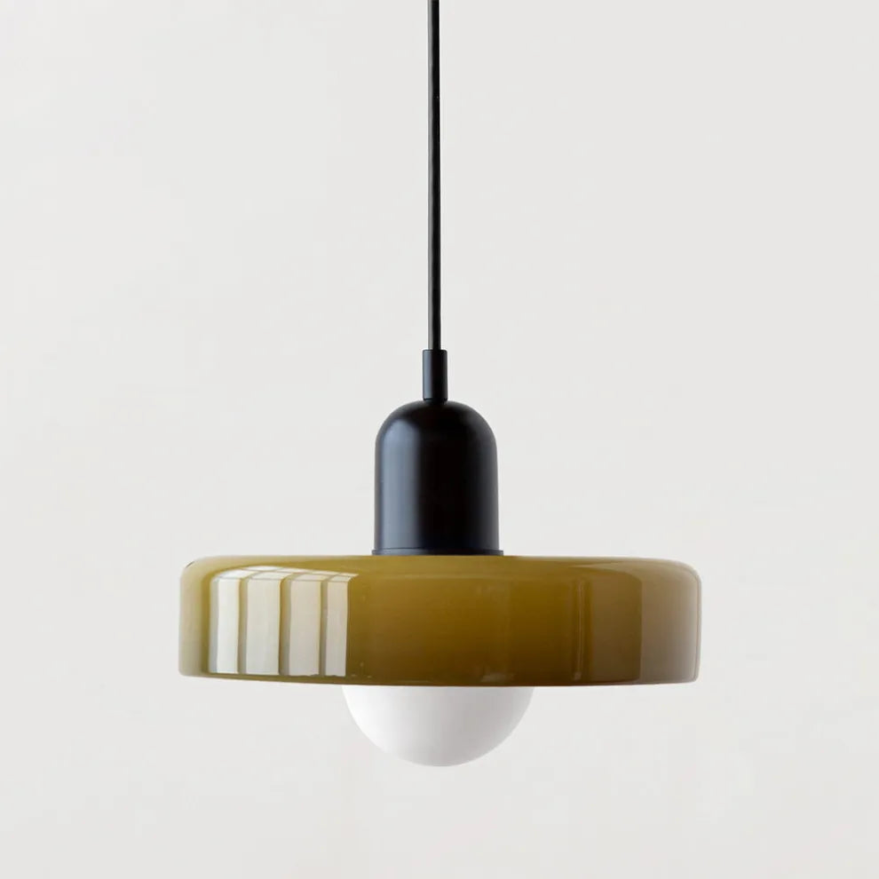 Tyalez Modern Bauhaus Glass LED Pendant Light