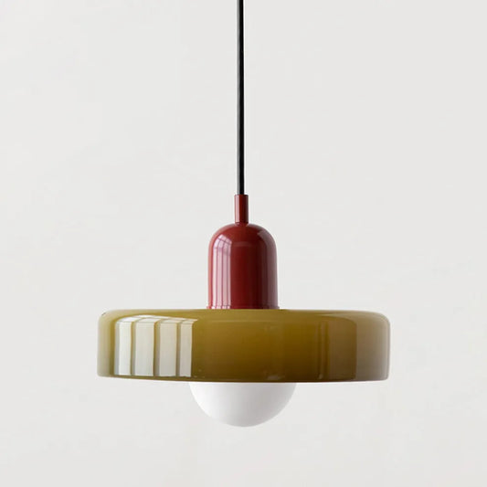 Modern Bauhaus Glass LED Pendant Light