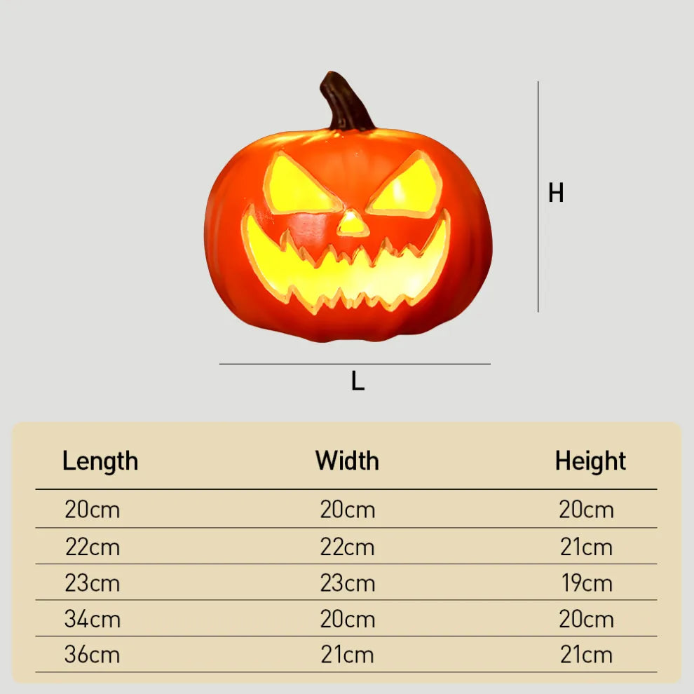 Giant Glowing Pumpkin Light – Spooky Halloween Yard Decoration
