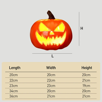 Giant Glowing Pumpkin Light – Spooky Halloween Yard Decoration