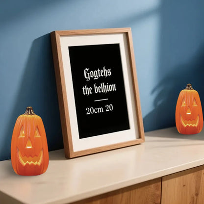 Giant Glowing Pumpkin Light – Spooky Halloween Yard Decoration