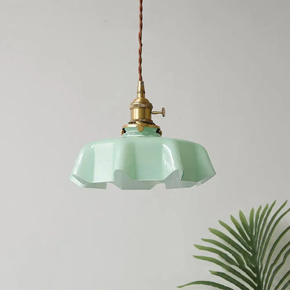 Nordic Modern Flower Glass Pendant Light