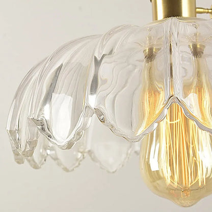 Vintage Glass Flower Ceiling Light – Kitchen & Hallway