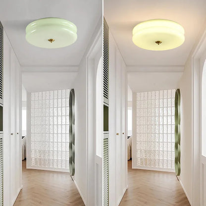 Art Deco Cream Cake Ceiling Light