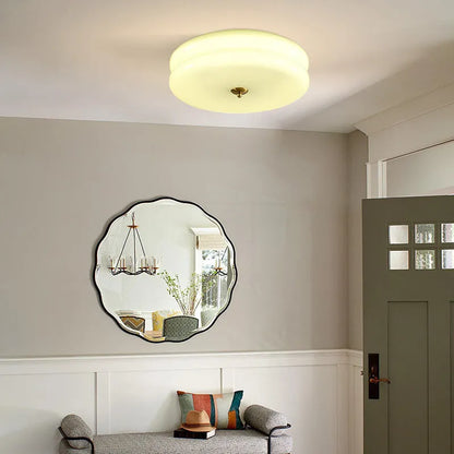 Art Deco Cream Cake Ceiling Light