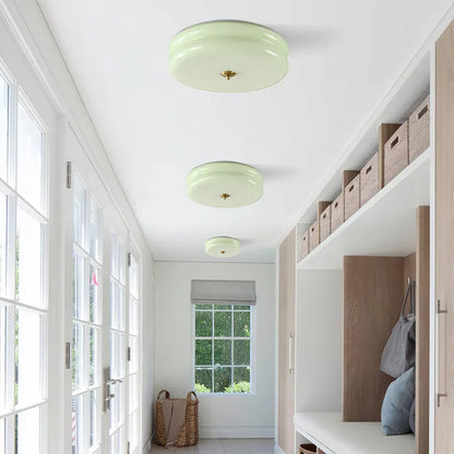 Art Deco Cream Cake Ceiling Light