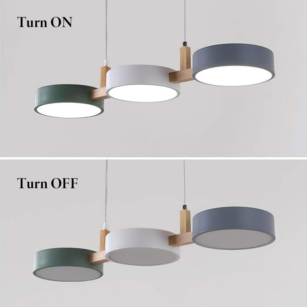 Tyalez Stylish Metal Multi Light Nordic Flush Ceiling Light For Kitchen