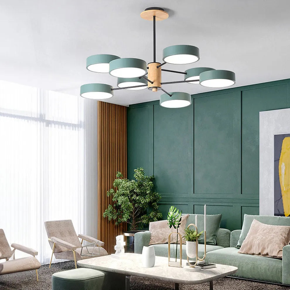 Modern LED Pendant Light with Multiple Bulbs
