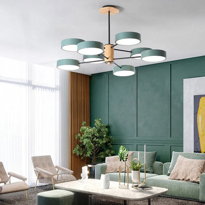 Modern LED Pendant Light with Multiple Bulbs