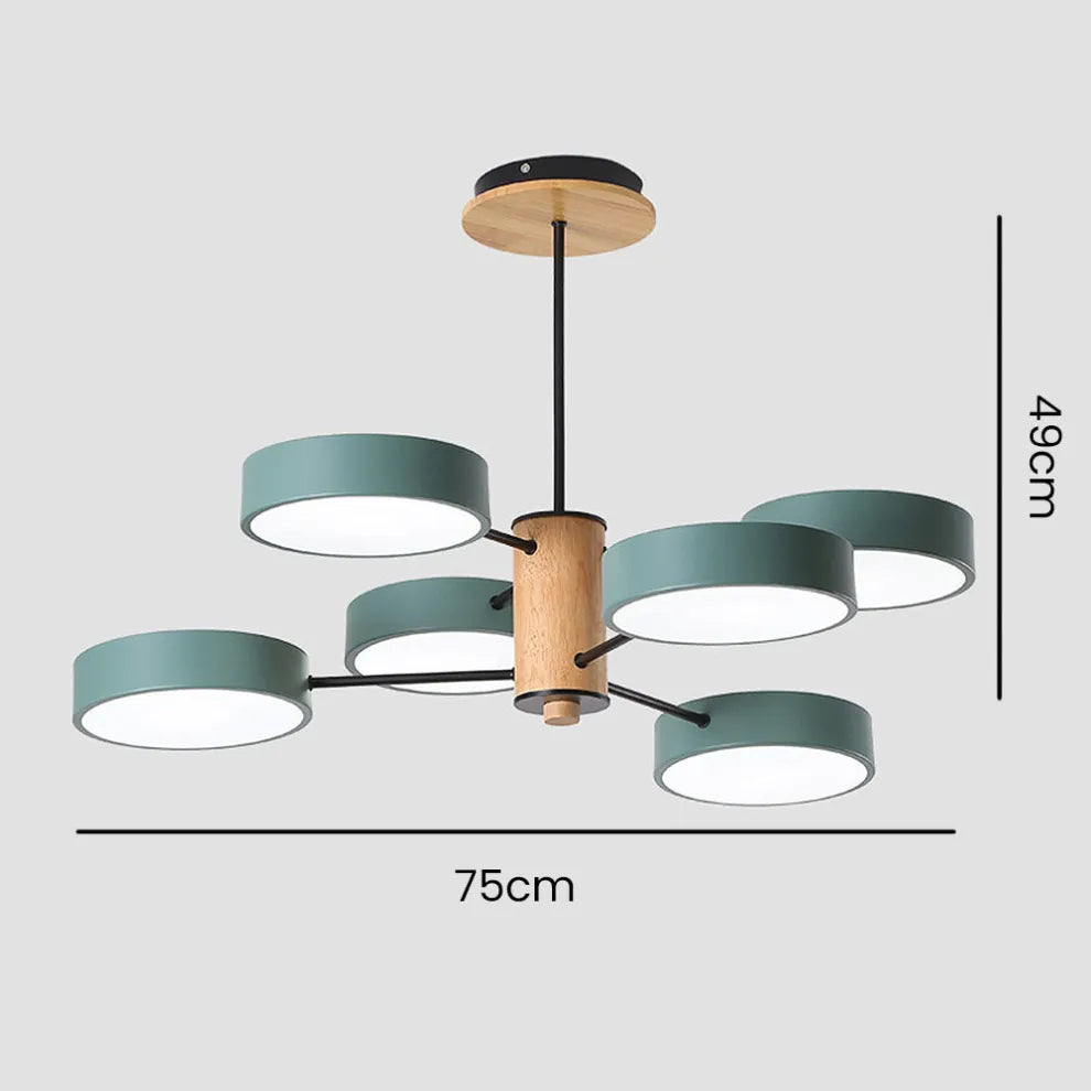 Modern LED Pendant Light with Multiple Bulbs