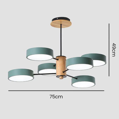 Modern LED Pendant Light with Multiple Bulbs