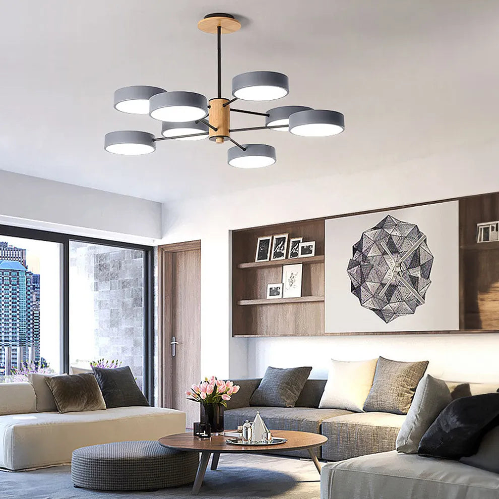 Modern LED Pendant Light with Multiple Bulbs