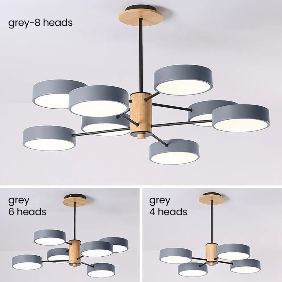 Modern LED Pendant Light with Multiple Bulbs