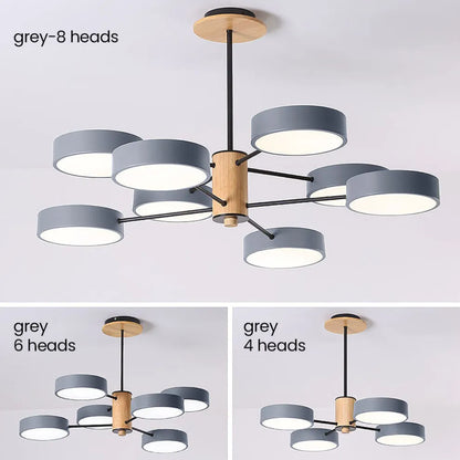 Modern LED Pendant Light with Multiple Bulbs